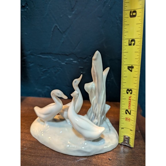 Vintage NAO by Lladro Three Geese‎ Porcelain Figurine 4 1/2" - Picture 8 of 12